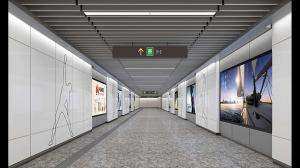 洛陽(yáng)文博體育公園國(guó)花園地下人行通道